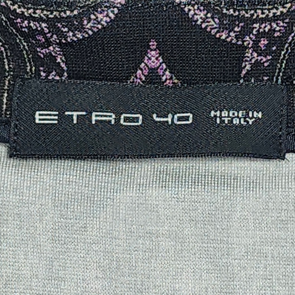 Etro Paisley Floral Sheath Dress Stretch Italian Designer Boho Belt Womens 4 40 - Picture 7 of 16